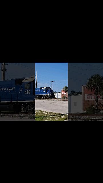 FEC-105 Southbound at Big Tree Road South Daytona June 25 2023 #railfanrob #fec105
