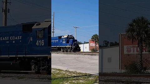 FEC-105 Southbound at Big Tree Road South Daytona June 25 2023 #railfanrob #fec105