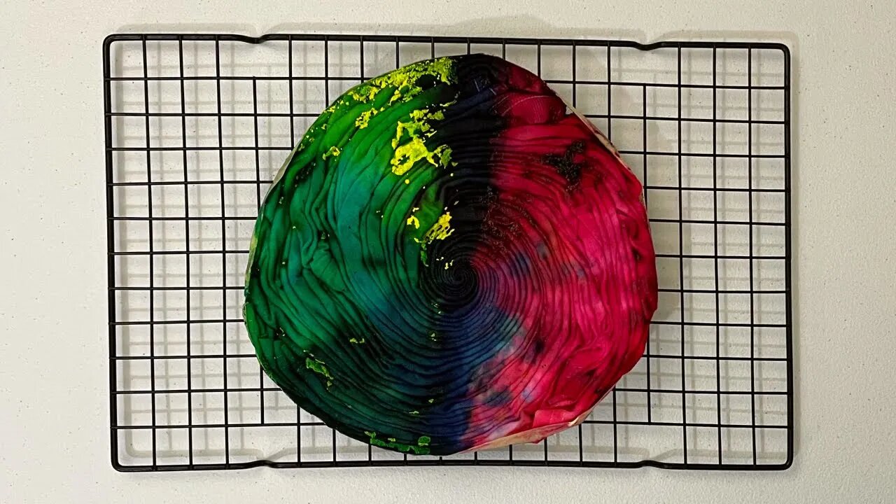How to Tie Dye : Watermelon Guava Spiral T-Shirt (Ice Dye)