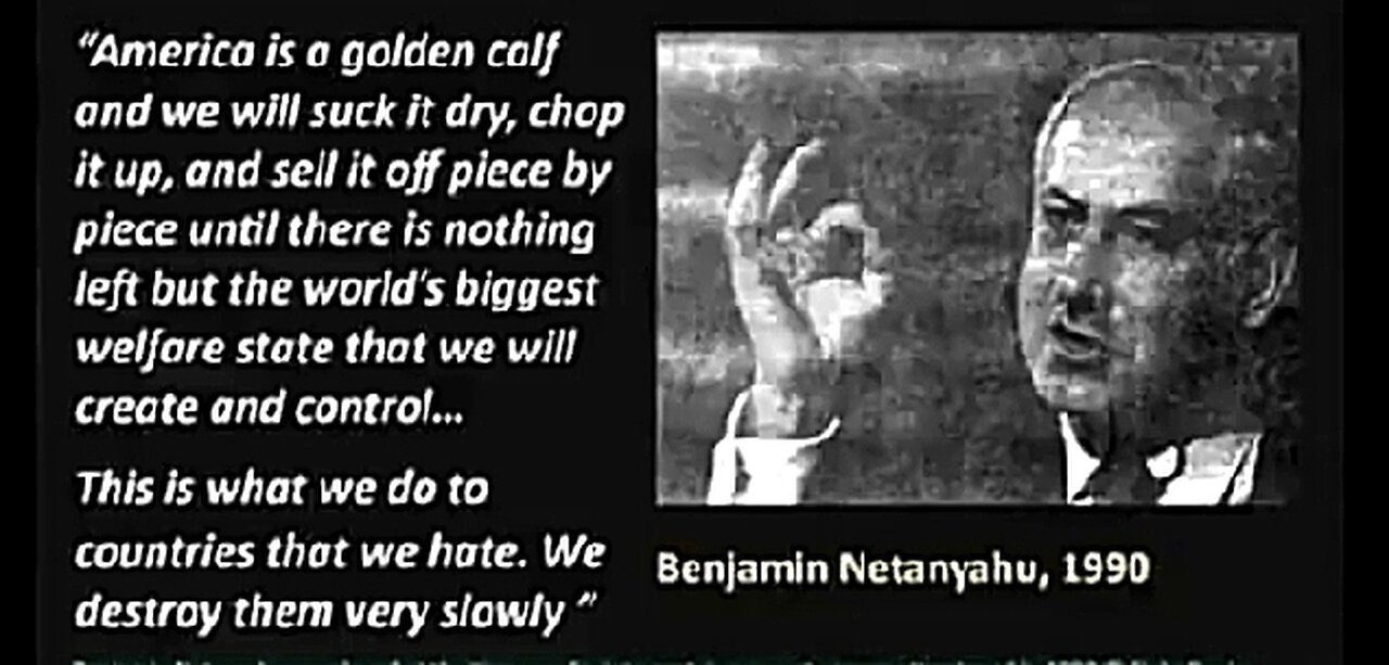 NETANYAHU BRAGS ABOUT HOW THE JEWISH LOBBY CONTROLS AMERICA 🔥