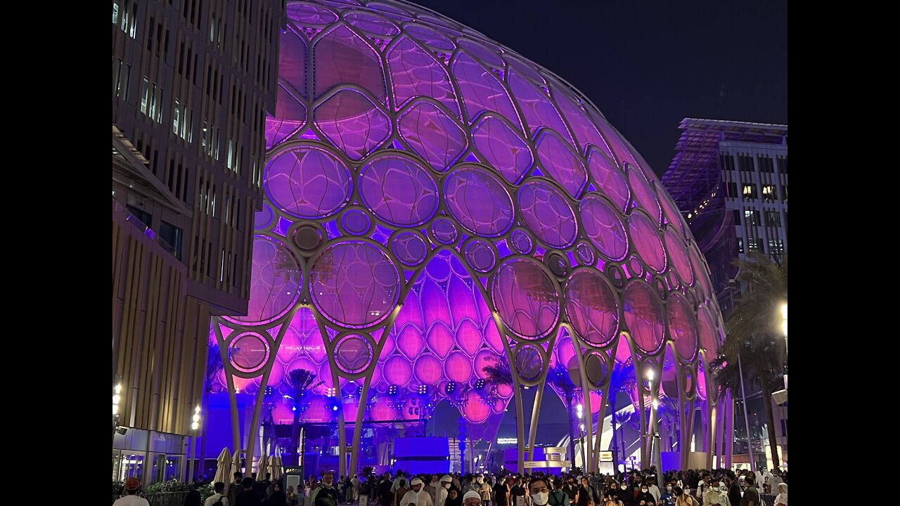 Take you to watch the charm of the Dubai World Expo dome