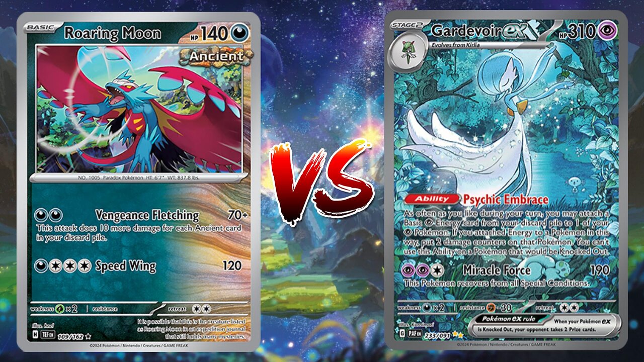 Pokemon TCG Live Roaring Moon Turbo VS Gardevoir EX!!