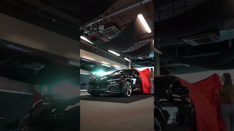 Unveiling of Ferrari Purosangue 😱 #shorts #dubai #shortsfeed #ferraripurosangue