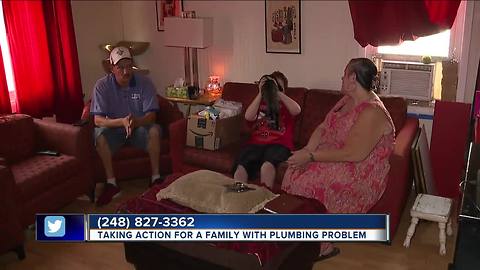 Plumbing company leaves metro Detroit family in unbearable conditions