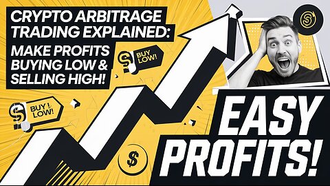 Crypto Arbitrage Trading Explained: Make Profits Buying Low & Selling High! 💰 #Shorts