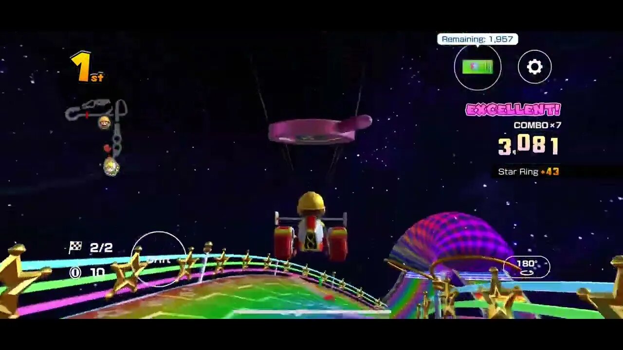 Mario Kart Tour - Wii Rainbow Road T Gameplay