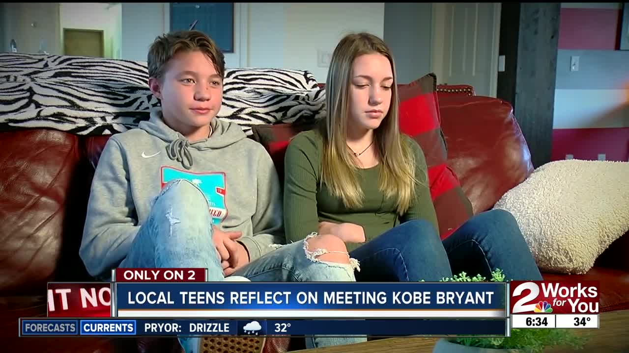 Local teens reflect on meeting Kobe Bryant
