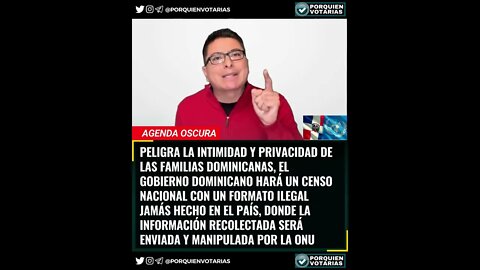 🛑PELIGRA LA INTIMIDAD Y PRIVACIDAD DE LAS FAMILIAS DOMINICANAS
