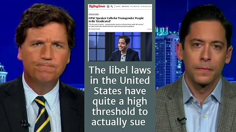 Tucker Carlson, On Being Accused Of Genocide By Media Outlets (Michael Knowles)