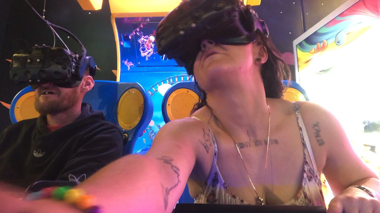 My niece couldn’t handle virtual reality😂🤣🤦♂️😂🤣