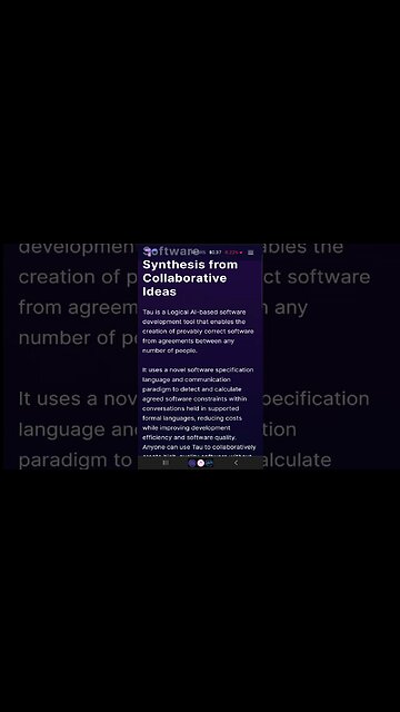 AI-Based Software Synthesis from Collaborative Ideas #shorts #tauchain