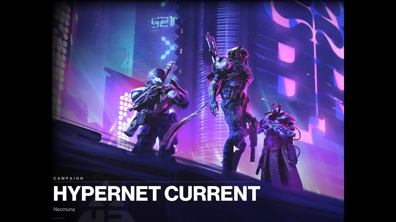 Destiny 2 Hypernet Current Campaign Strike Run 4k