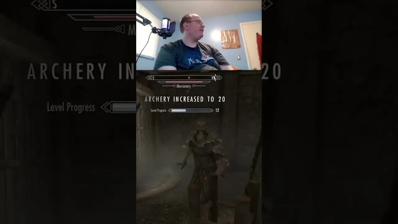 Victory is yours I submit, shut up and go to sleep #shorts #skyrim