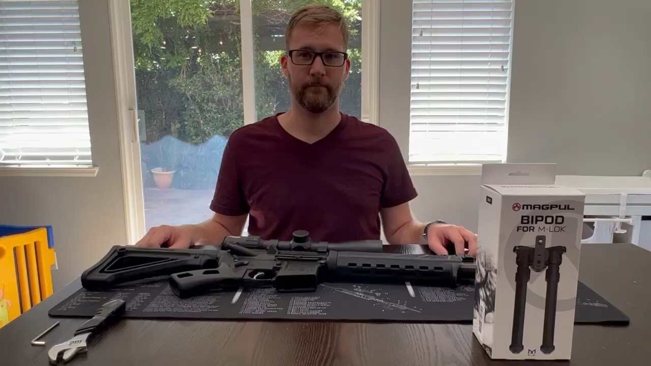 How to install a Magpul bipod onto a Mlok rail