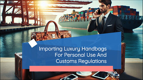 Unlocking the Secrets of Importing Luxury Handbags: Customs Bond, ISF, and More!