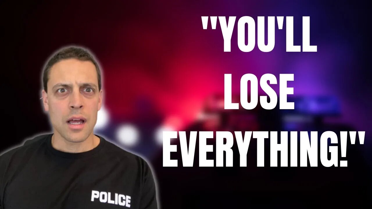 "I can't leave law enforcement because of the retirement package!!"