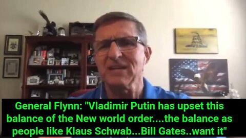 General Flynn: "Vladimir Putin has upset this balance of the New world order