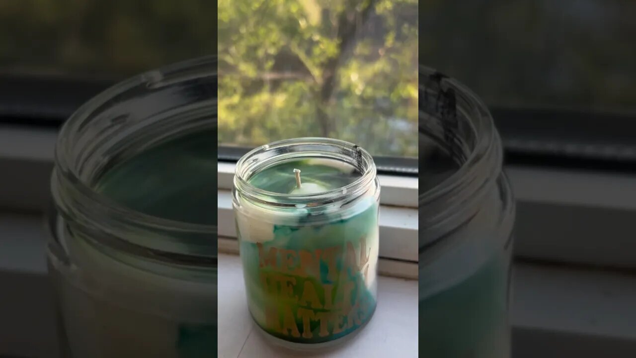 Mental Health Candles 🕯️ #marble #mentalhealth #candlebusiness #candles #shortsfeed