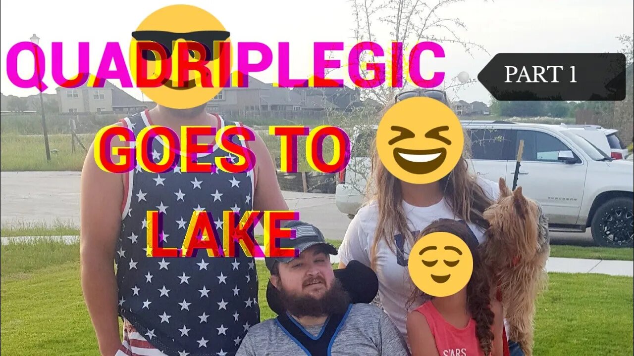 quadriplegic goes to lake for fourth of July vacation