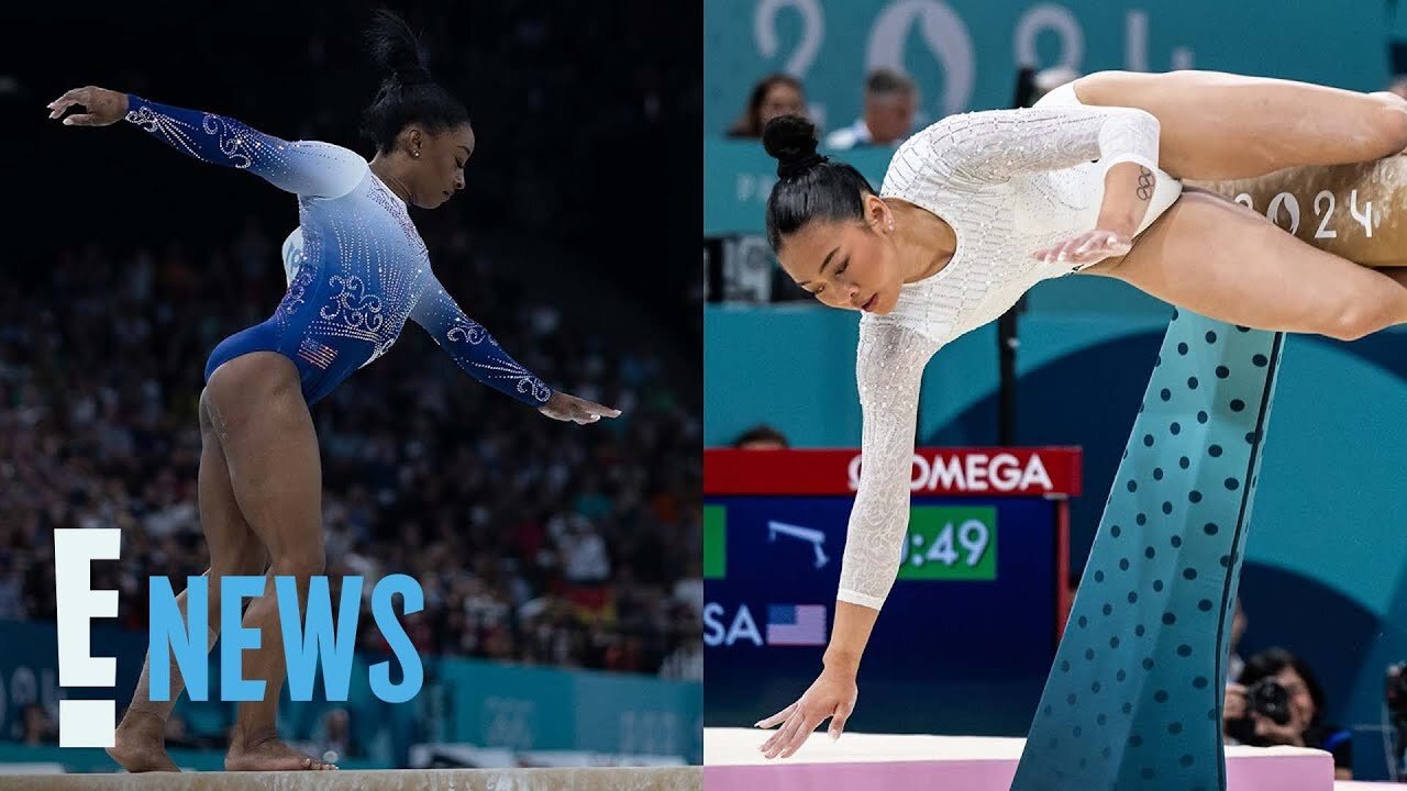 Italy’s Alice D’Amato Wins Gold After Simone and Suni Stumble | 2024 Olympics | E! News