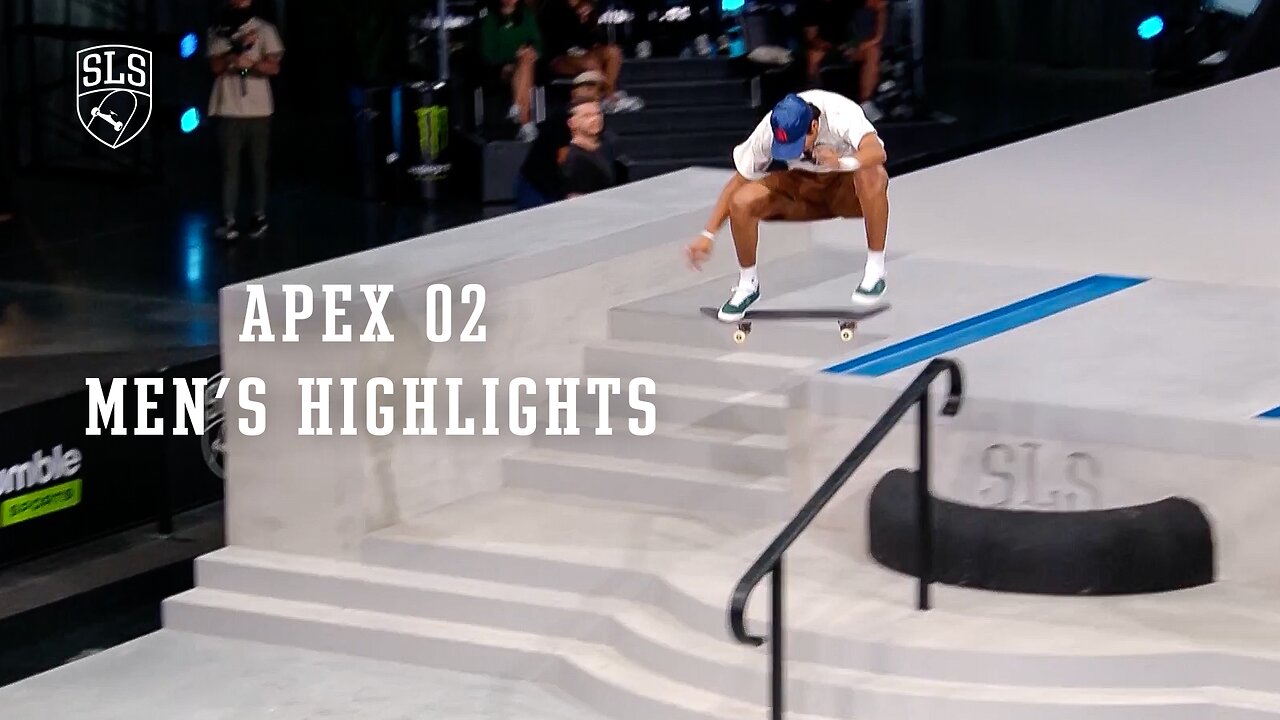 Men’s Podium Highlight - Nyjah Huston, Chris Joslin & Louie Lopez at APEX 02 👀