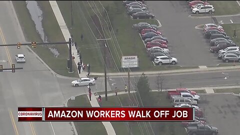 Amazon workers walk off the job