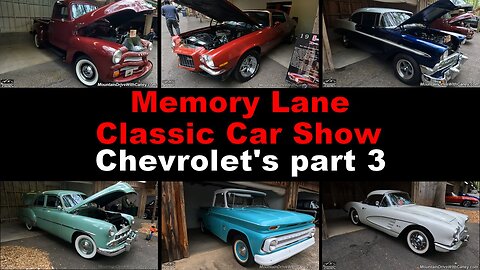 2024 Memory Lane Classic Car Show Hiawassee GA Chevrolets part 3