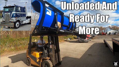Long Island NY To New Jersey Unloading Snow Plow - 076