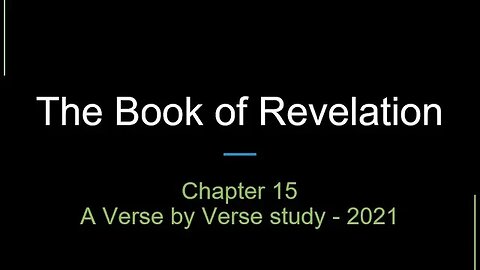 YT Revelation CHapter 15