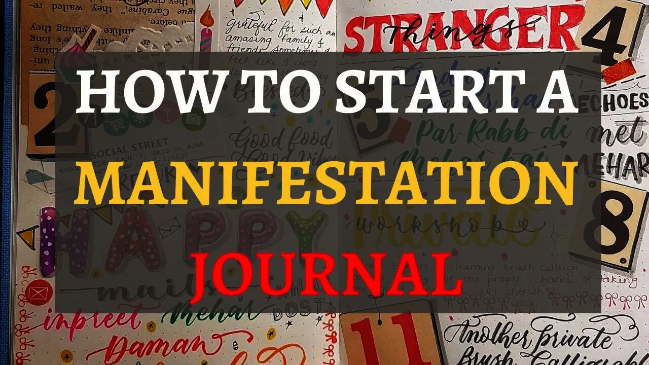 How To Start A Manifestation Journal - Guided Meditation For Health Wealth And Abundance #Shorts
