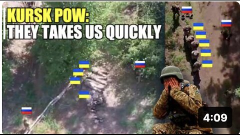 Kursk POW began to overflow taken by Russian soldiers