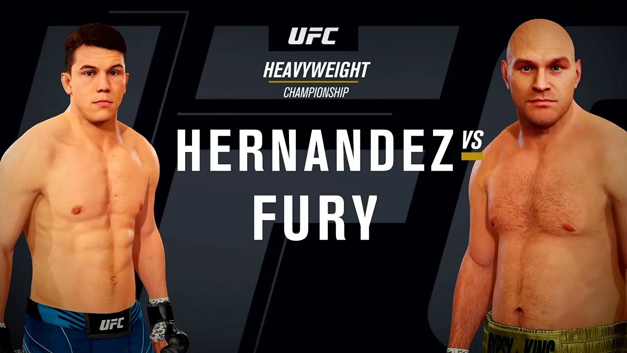 EA Sports UFC 4 Gameplay Tyson Fury vs Alexander Hernandez