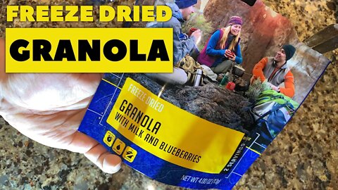Mountain House Granola with Milk & Blueberries Review