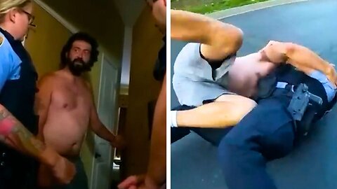 Watch as Brave Officers Save Woman from Alleged Abuser