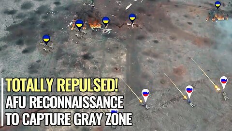 Ukrainian infantry combat reconnaissance to Zaporozhye front totally repulsed