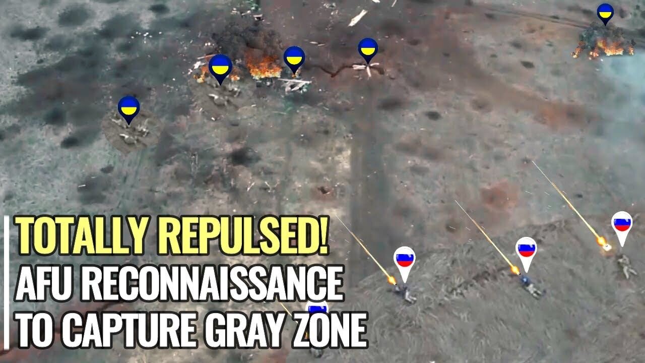 Ukrainian infantry combat reconnaissance to Zaporozhye front totally repulsed
