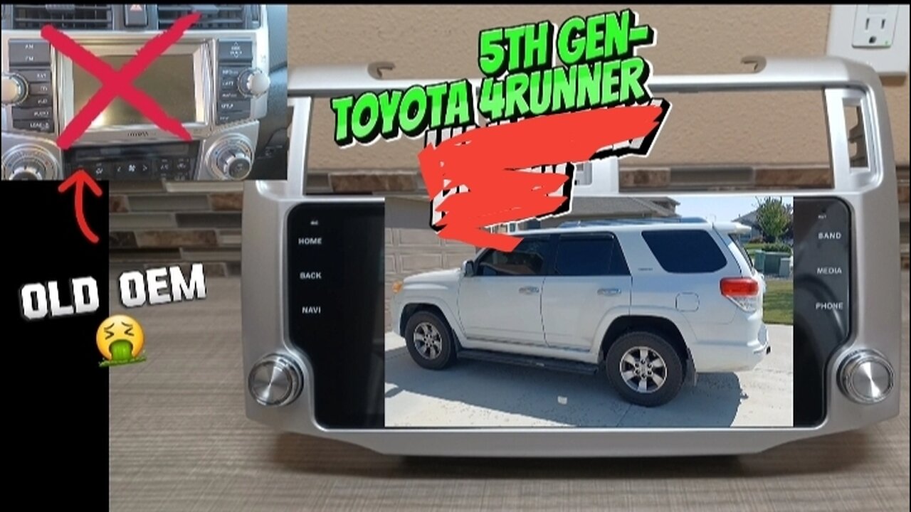 5th gen toyota 4runner stereo removal