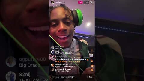 SOULJA BOY IG LIVE: Goes On Trovo And Games (15/03/23)
