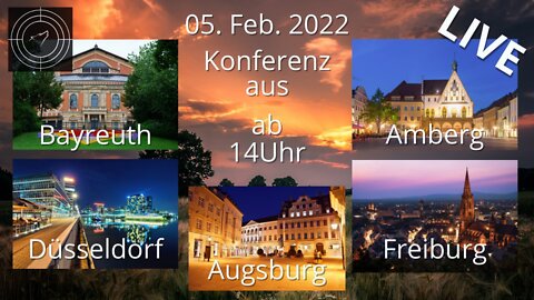 RESTREAM I Eindrücke aus Bayreuth, Amberg, Düsseldorf, Augsburg, Freiburg am 05.02.2022...