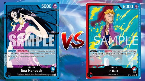 One Piece TCG Boa Hancock VS Marco!!