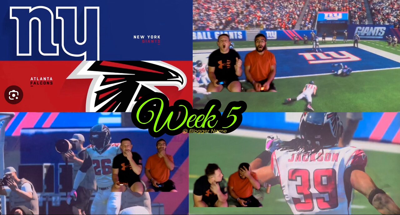 Week 5 Madden 15 Giants @ Falcons