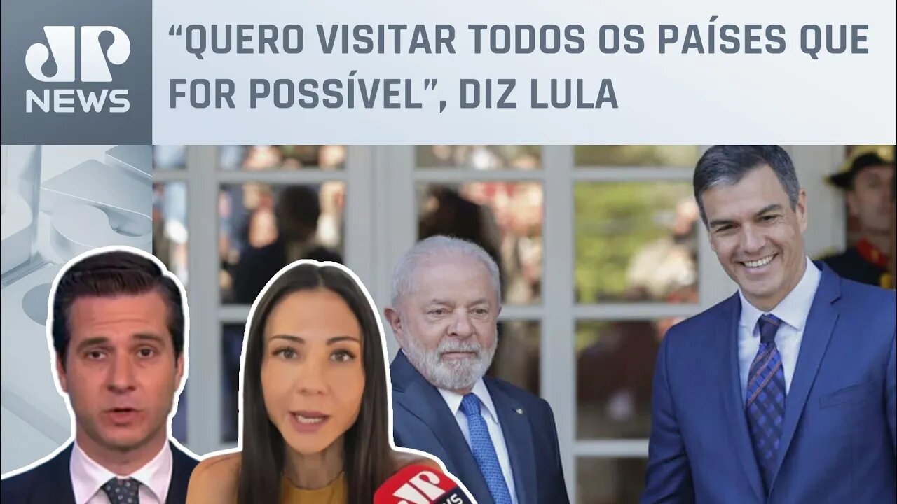 Lula se encontra em Madri com Pedro Sánchez da Espanha; Amanda Klein e Cristiano Beraldo analisam