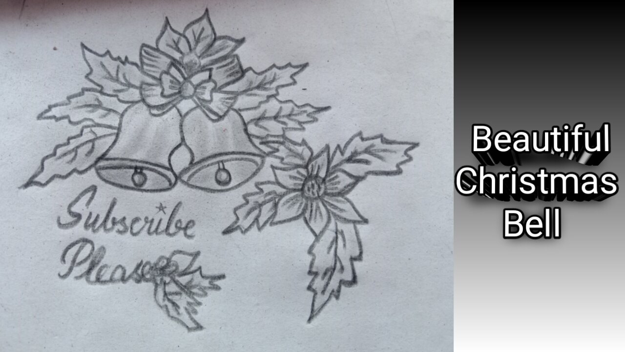How to draw Christmas bells|Christmas bell ki drawing|how to make Christmas bell drawing