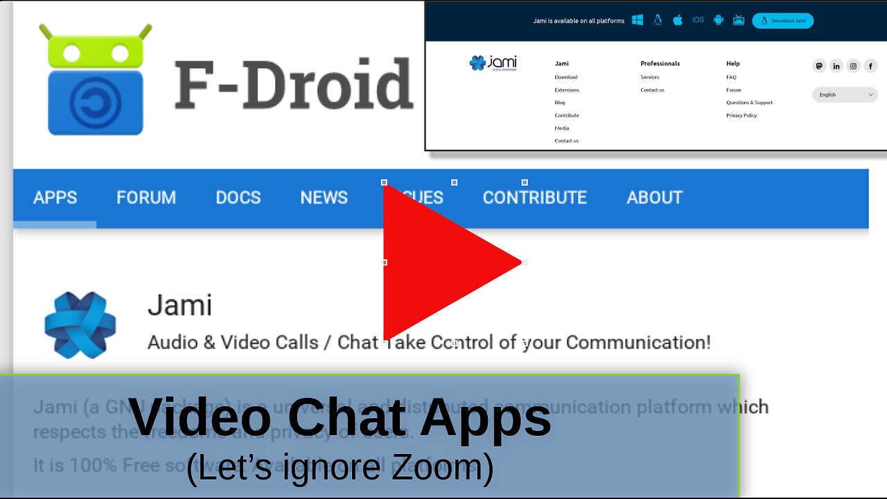 Video Chat Apps | Let's replace Zoom with more privacy minded apps