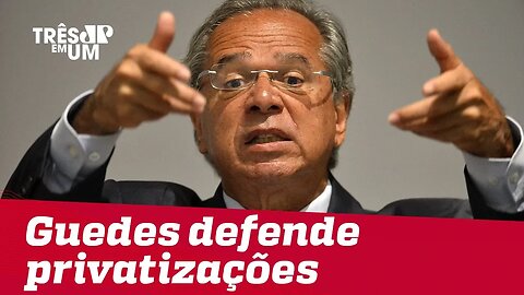 Em evento no BNDES, Paulo Guedes defende privatizações