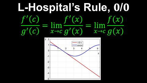 L'Hopital's Rule - Calculus