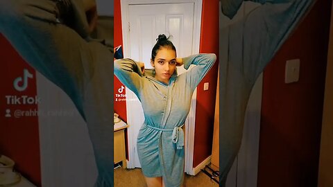 My favourite tiktok transition from bathrobe to classy #shorts #tiktok