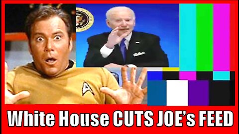 CAPTAIN KIRK Reacts to W.House Live Feed Cut as BIDEN says He'll take Questions (Star Trek Parody)