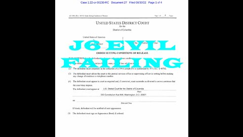 ADAM JACKSON J6 DEFENDANT RELEASED FROM DC GULAG WE WON~!