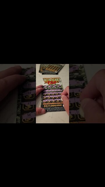 Florida Lottery Ticket 5X Win #lottery